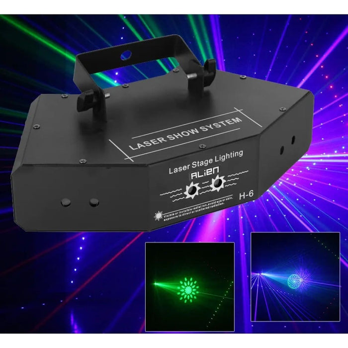 Dmx Rgb Laser Beam Line Scanner Stage Lighting Projector Dj