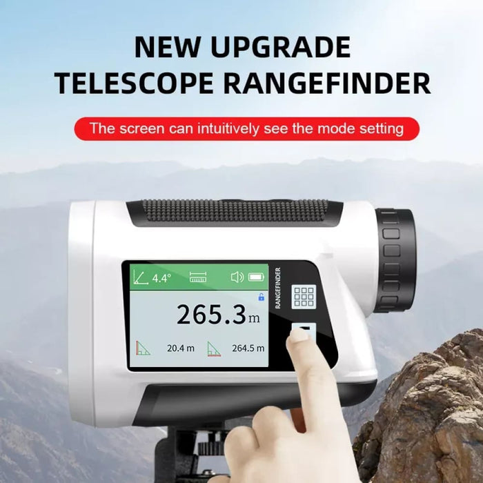 Laser Rangefinder 600m Lcd Display Rechargeable Battery