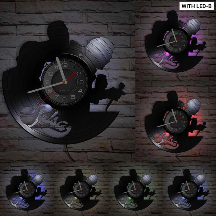 Latin Salsa Dance Vinyl Record Wall Clock