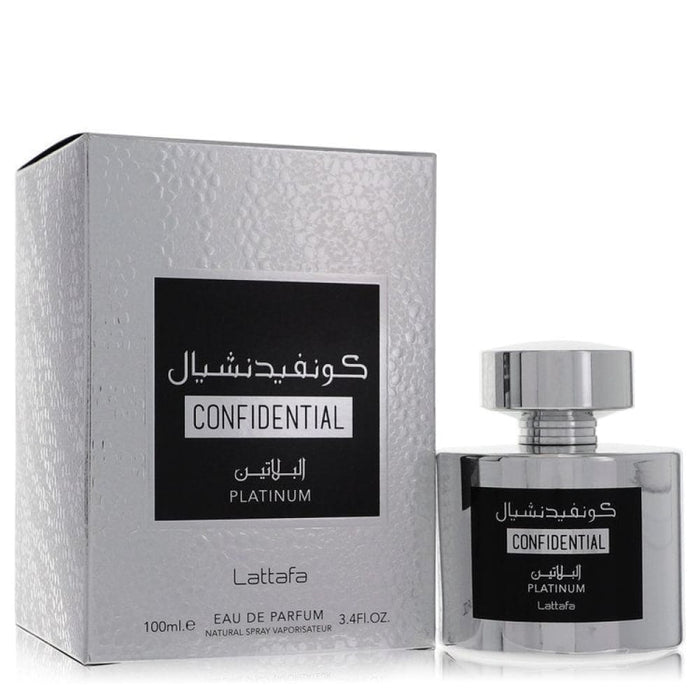 Lattafa Confidential Platinum by for Men-100 Ml