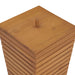 Laundry Basket 30x30x45 Cm Solid Teak Wood Xnkbia