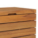 Laundry Basket 40x40x70 Cm Solid Teak Wood Xnkbil