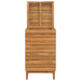 Laundry Basket 40x40x70 Cm Solid Teak Wood Xnkbil