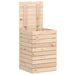Laundry Basket 44x44x66 Cm Solid Wood Pine Ntxtoi