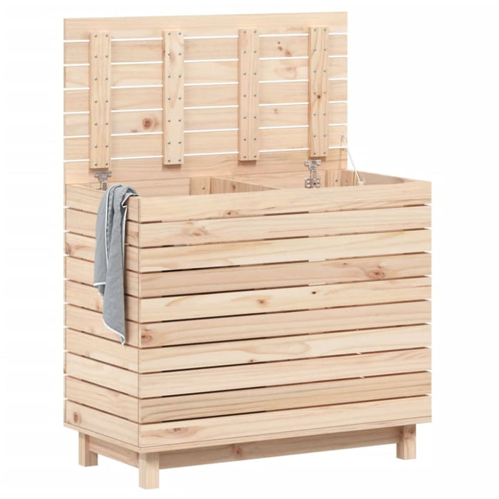 Laundry Basket 88.5x44x76 Cm Solid Wood Pine Ntxtxt