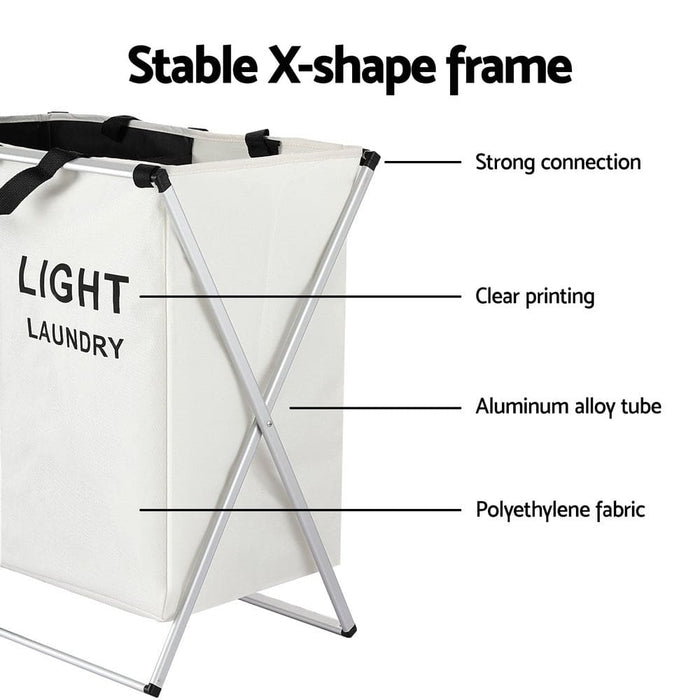 Goslash Picks Laundry Basket Hamper Large Foldable Washing