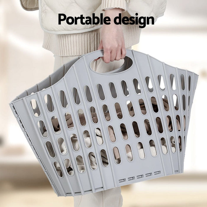 Laundry Basket Hamper Large Foldable Washing Clothes