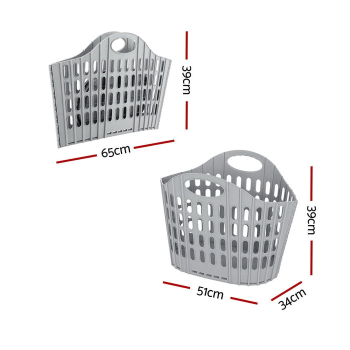 Laundry Basket Hamper Large Foldable Washing Clothes