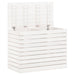 Laundry Basket White 88.5x44x66 Cm Solid Wood Pine Ntxtxb