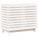 Laundry Basket White 88.5x44x76 Cm Solid Wood Pine Ntxtxa