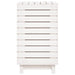 Laundry Basket White 88.5x44x76 Cm Solid Wood Pine Ntxtxa