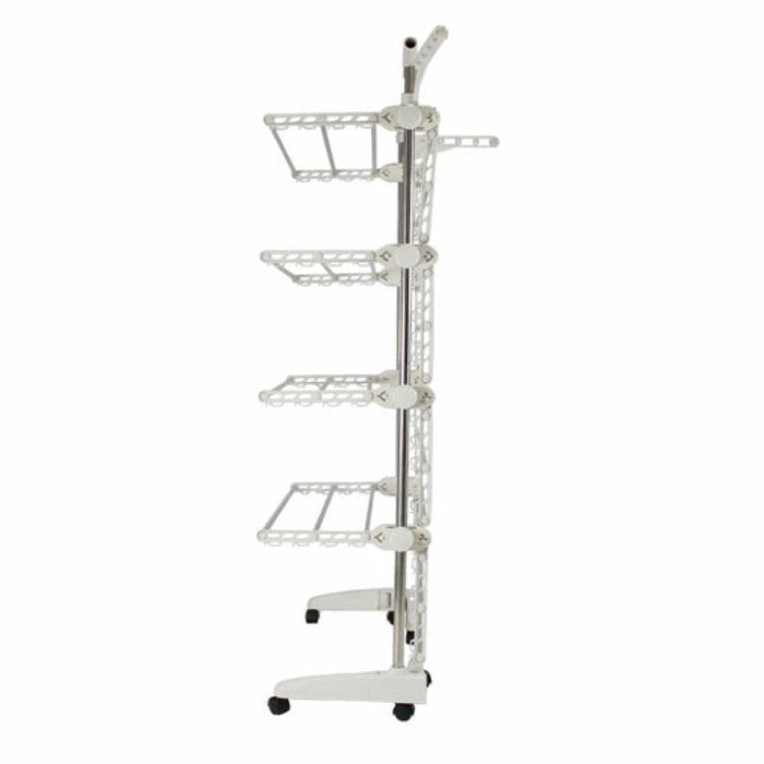 Laundry Drying Rack 4 Tier Adjustable And Foldable Clothing