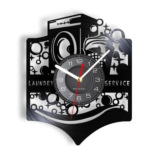 Laundry Room Logo Wall Clock