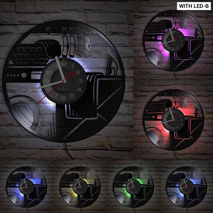 Laundry Room Logo Wall Clock