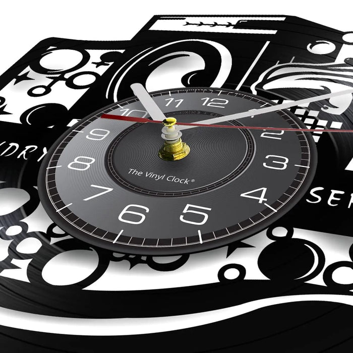 Laundry Room Logo Wall Clock