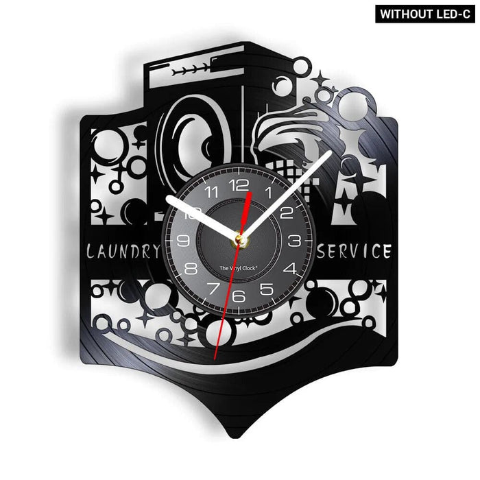 Laundry Room Logo Wall Clock