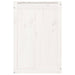 Laundry Box White 44x44x66 Cm Solid Wood Pine Nxtplp