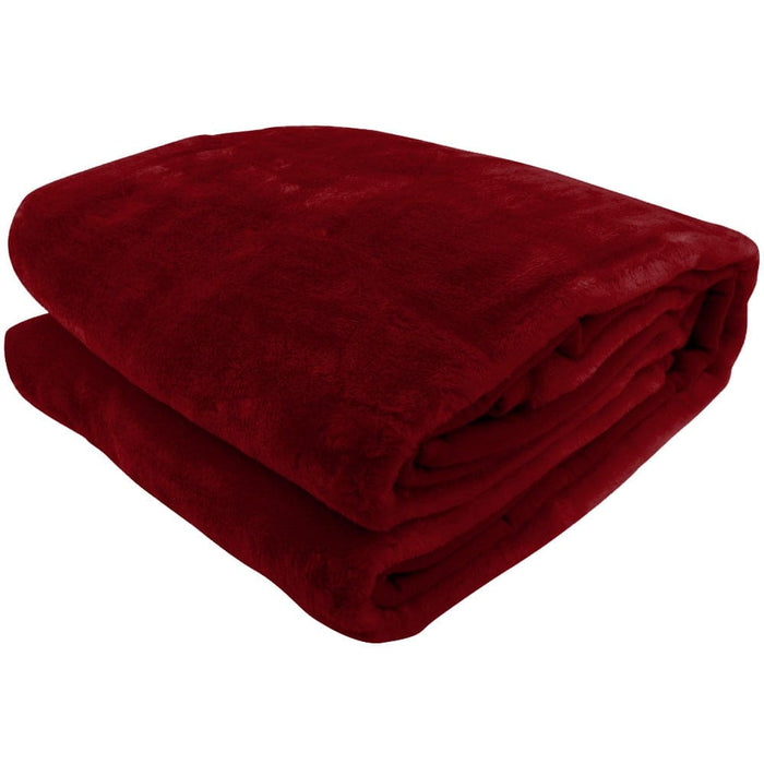 Laura Hill 600gsm Faux Mink Blanket Double-sided Queen Size