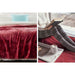 Laura Hill 600gsm Faux Mink Blanket Double-sided Queen Size