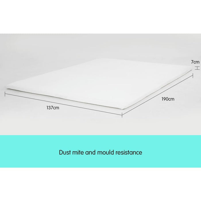 Laura Hill High Density Mattress Foam Topper 7cm- Single