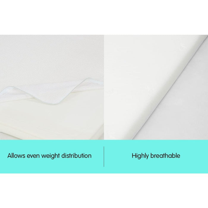 Laura Hill High Density Mattress Foam Topper 7cm- Single