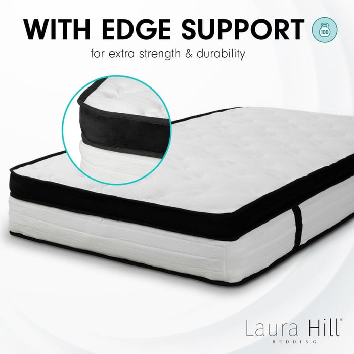 Laura Hill King Single Mattress with Euro Top Layer - 32cm