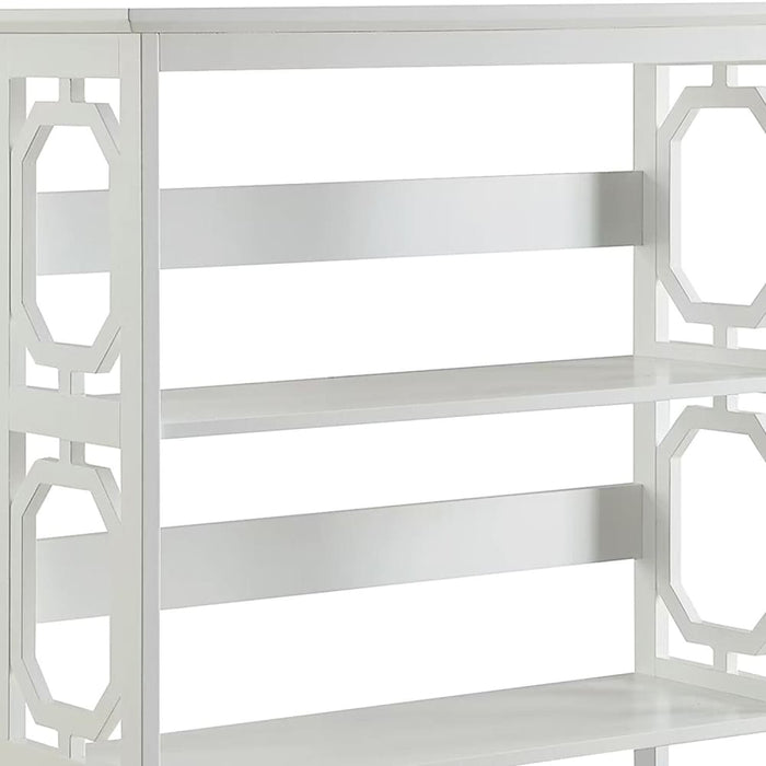 Laurel 3-tier Bookcase - White