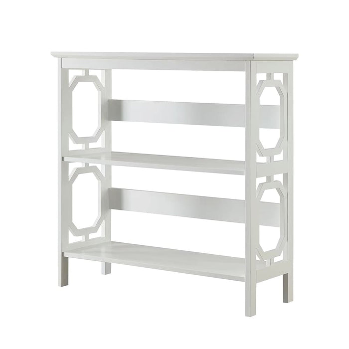 Laurel 3-tier Bookcase - White