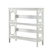 Laurel 3-tier Bookcase - White