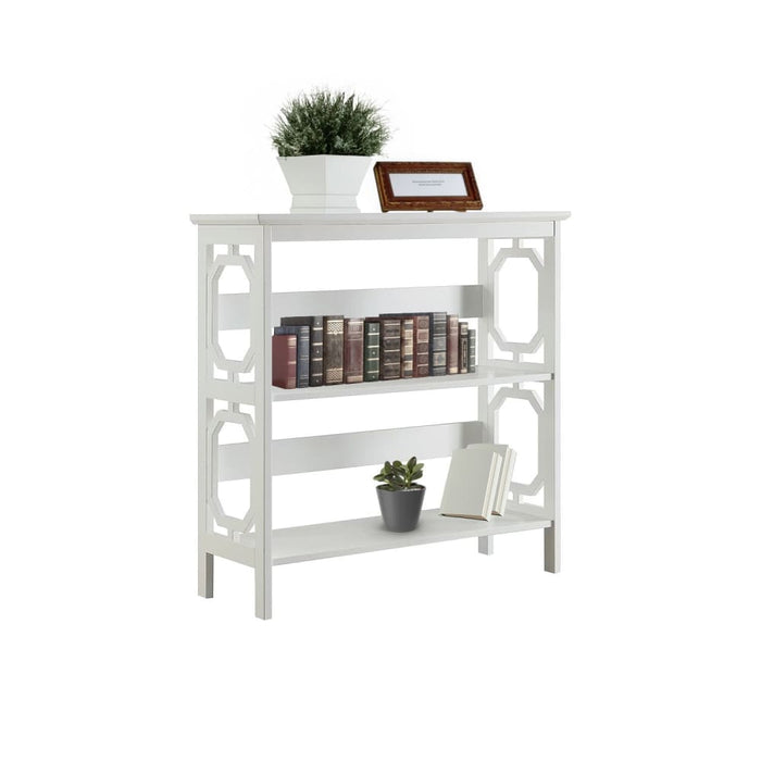 Laurel 3-tier Bookcase - White