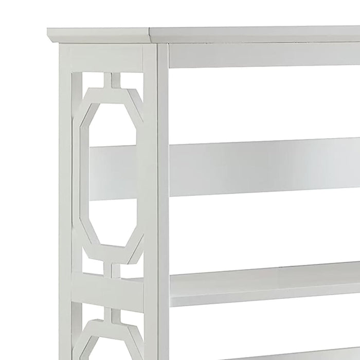Laurel 3-tier Bookcase - White