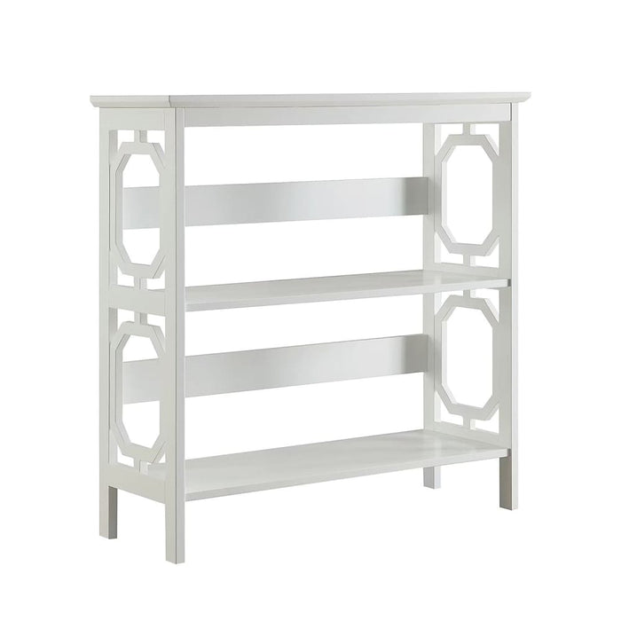 Laurel 3-tier Bookcase - White