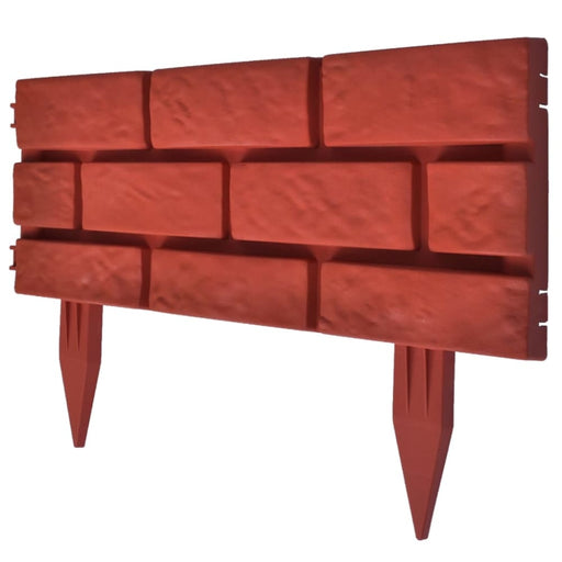 Lawn Divider with Brick Design 11 Pcs Oaoxpi