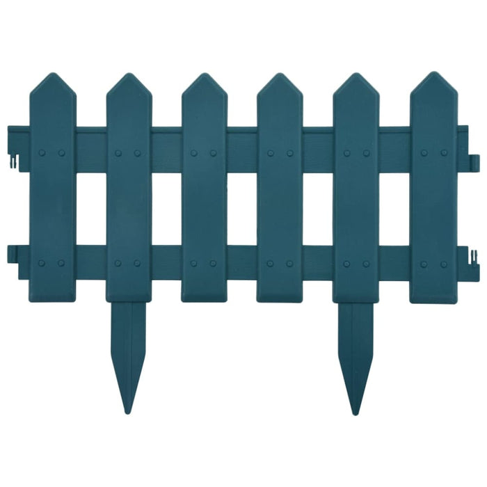 Lawn Edgings 25 Pcs Green 10 m Pp Anloi