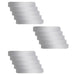 Lawn Fence 15 Pcs Galvanised Steel 100x20 Cm Xiakbt