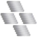Lawn Fence 20 Pcs Galvanised Steel 100x20 Cm Xiakba