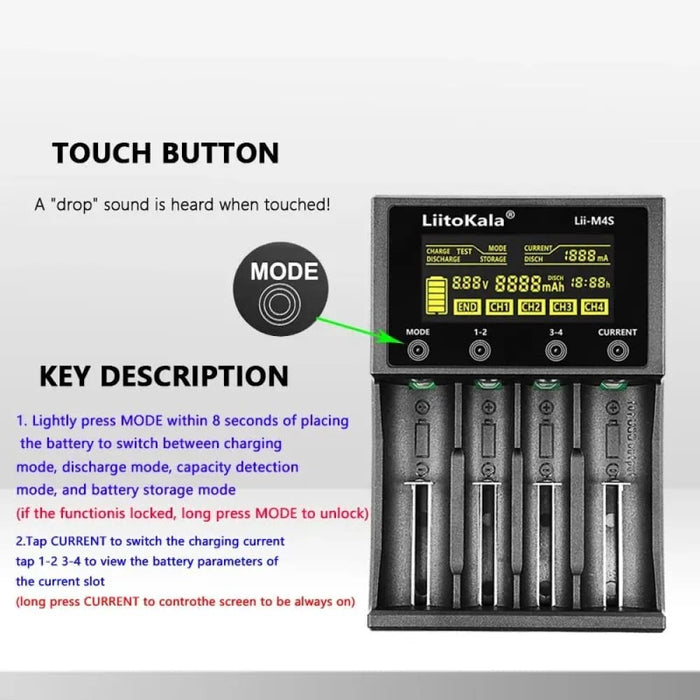 Lcd Battery Charger For 18650