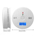 Lcd Display Carbon Monoxide Alarm Wireless Home Safety