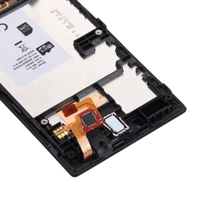 Lcd Display Touch Panel With Frame For Nokia Lumia 520