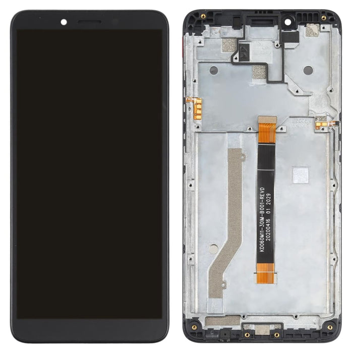 Lcd Screen And Digitizer Full Assembly With Frame For Nokia