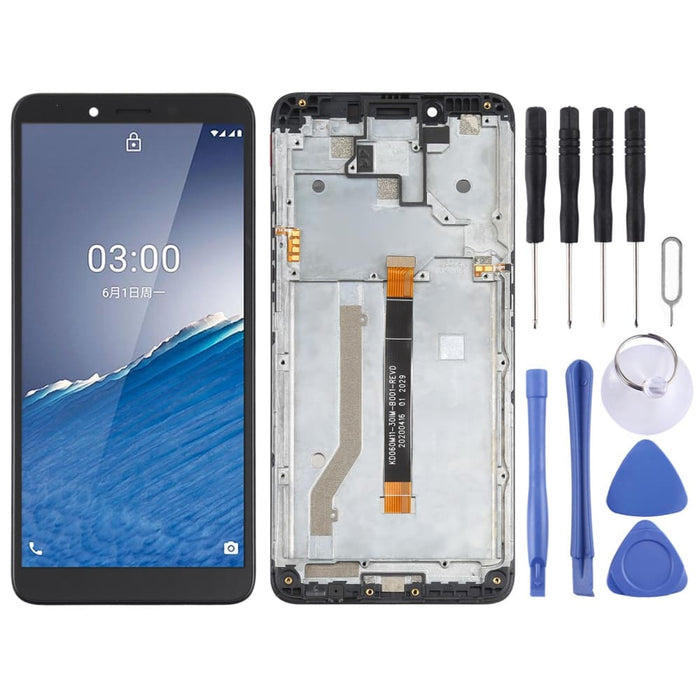 Lcd Screen And Digitizer Full Assembly With Frame For Nokia