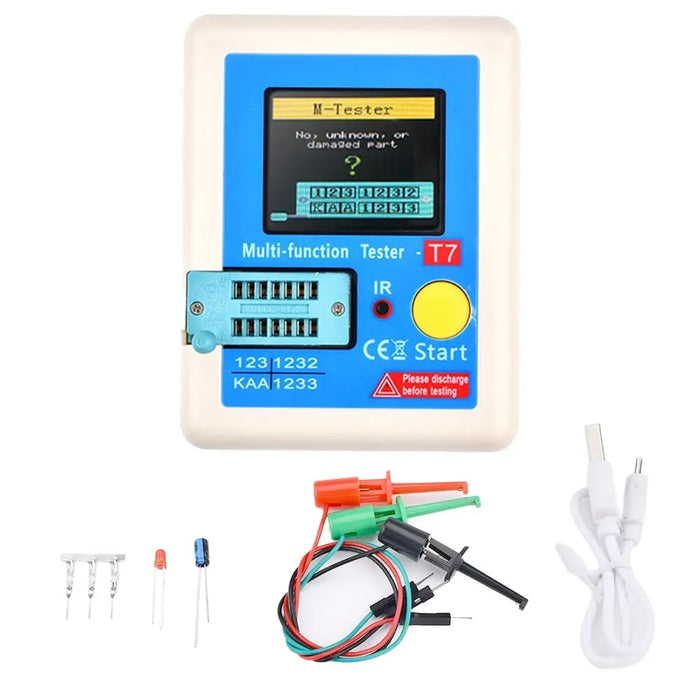 Lcr T7 Transistor Tester Multimeter Colourful Tft Display