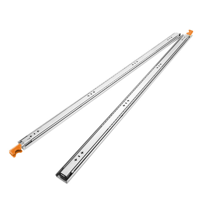 2X Locking Drawer Slides / Runners 356Mm To 1016Mm Trailer Draw