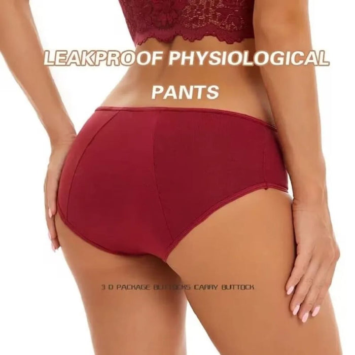 Leak Proof Menstrual Panties for Women and Men Black Cotton