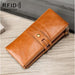 Leather Anti Theft Wallet With Card Slots