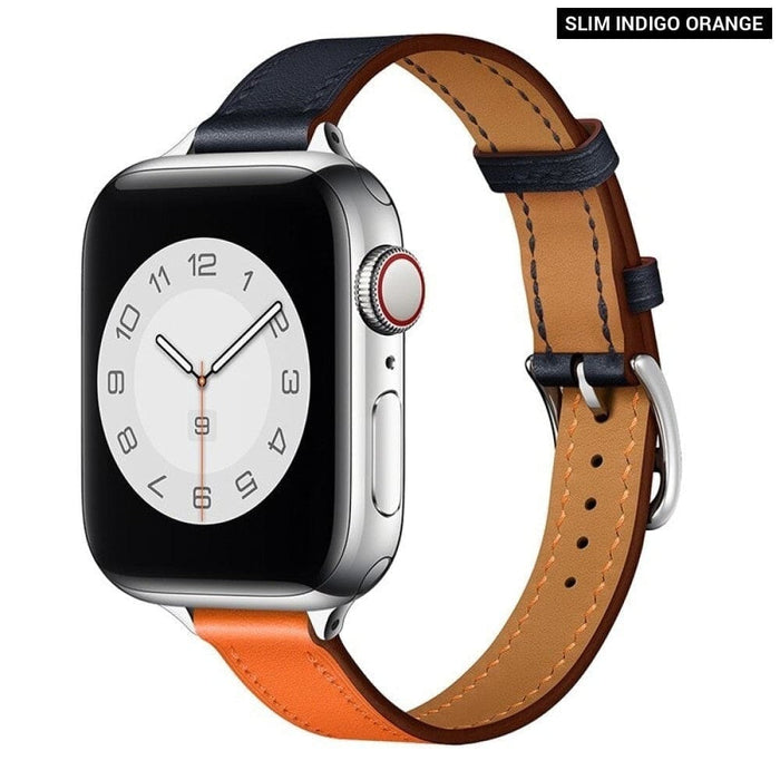 Leather Attelage Strap For Apple Watch