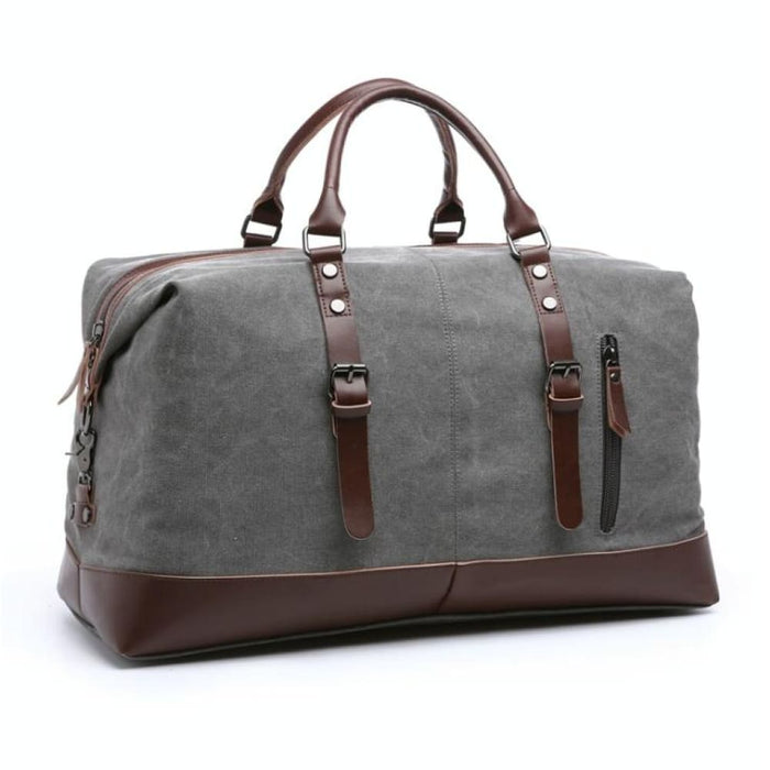 Leather Carry On Luggage Men Duffel Bags Handbag Travel