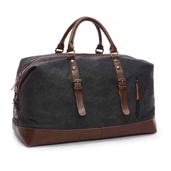 Leather Carry On Luggage Men Duffel Bags Handbag Travel