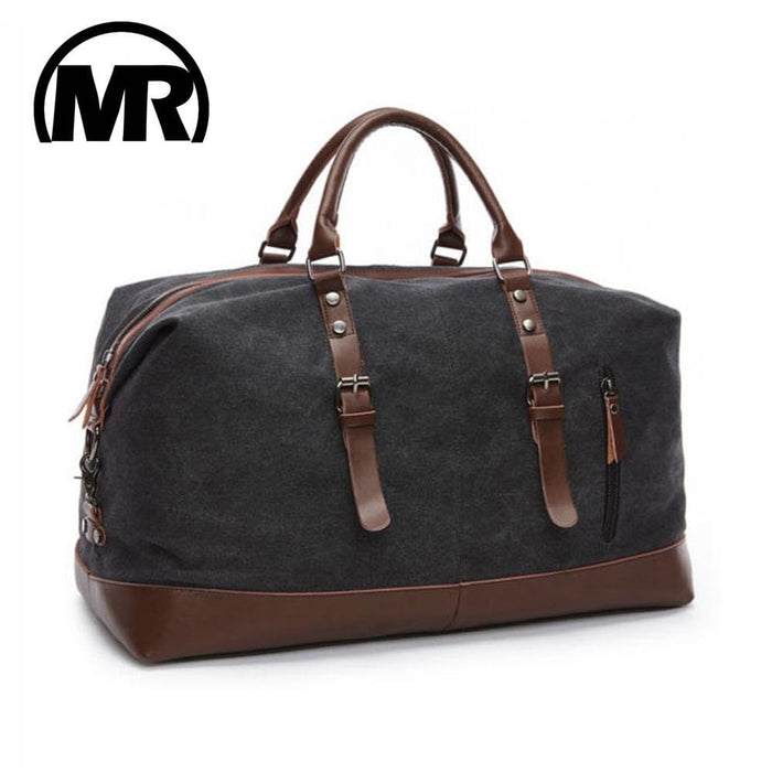 Leather Carry On Luggage Men Duffel Bags Handbag Travel