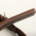 Leather Dog Collar with Copper Buckle
